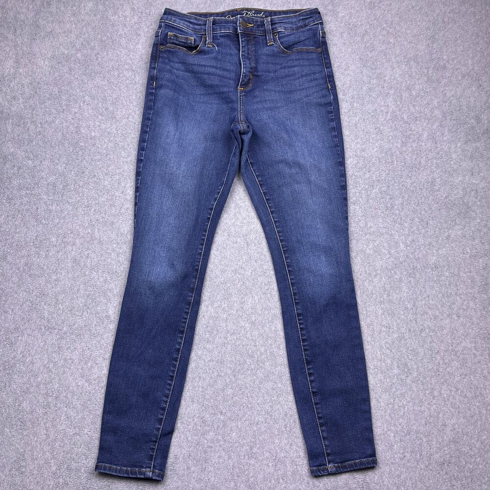 Universal Thread Skinny Jeans‎ Womens 6 Blue Denim High-Rise